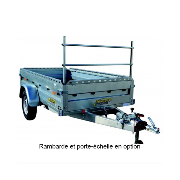 REMORQUE ROUTIERE TEMVER 250 + PTAC 750 kg